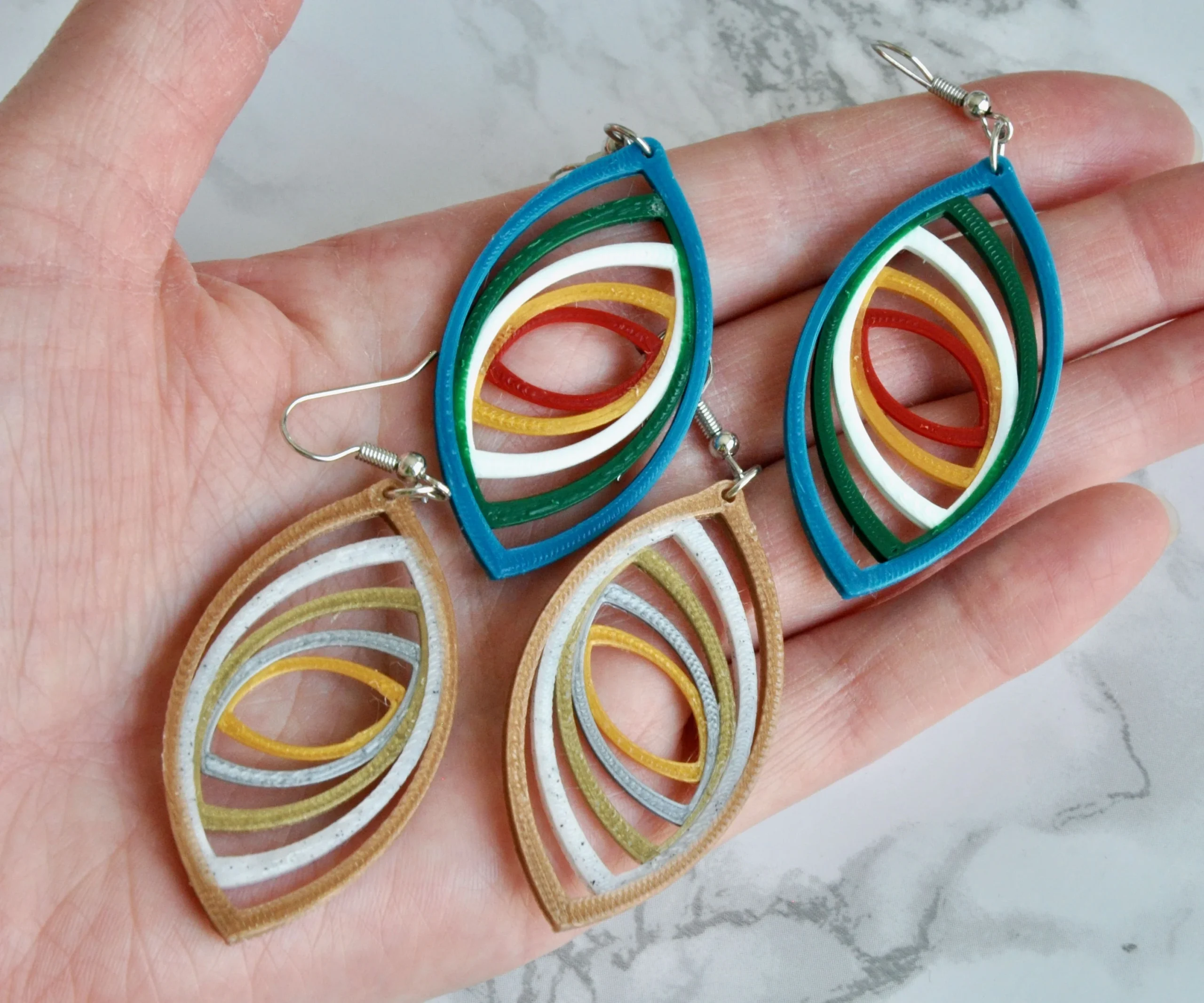 Recursive Infinity Earrings 3D Print 8 Steps with Pictures 