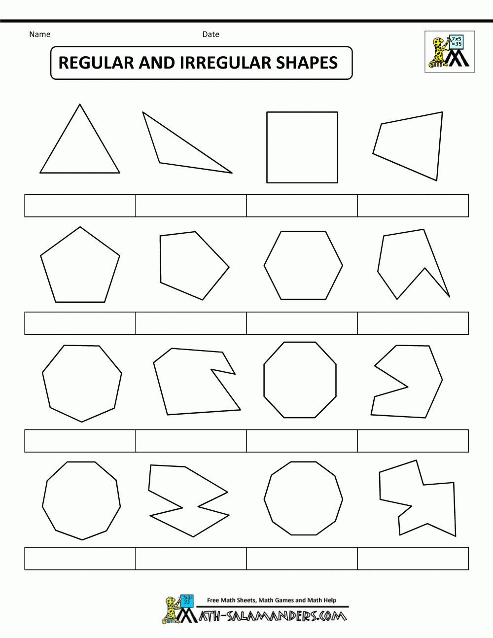 Shapes That Are Irregular