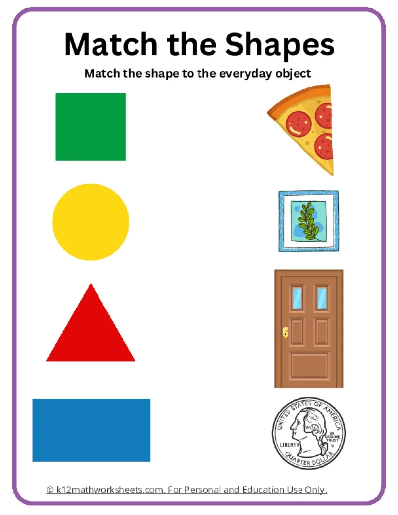 Free Printable Worksheets For Shapes