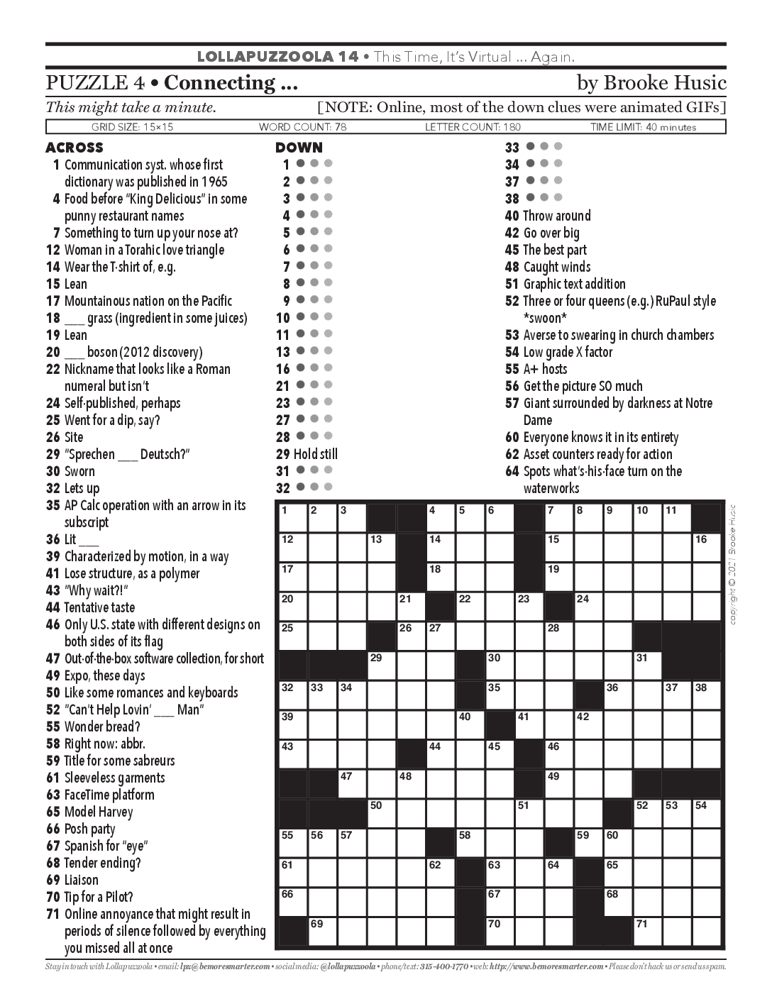 New York Times Crosswords Printable