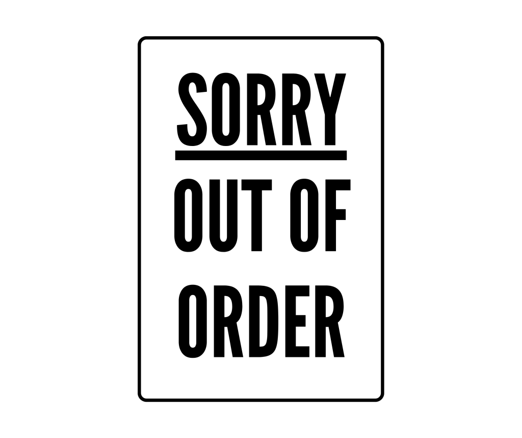 Sorry Out Of Order Sign Printable Printable Templates Free PDF 