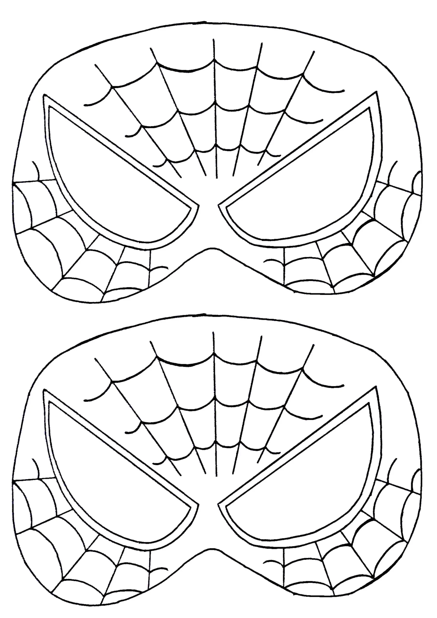 Spiderman Mask Printable
