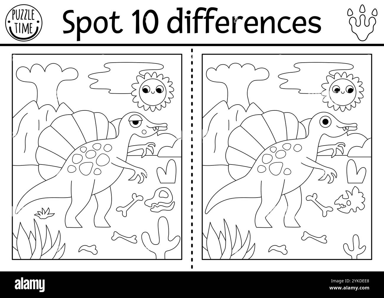 Spot The Difference Puzzle Black And White Stock Photos amp Images 