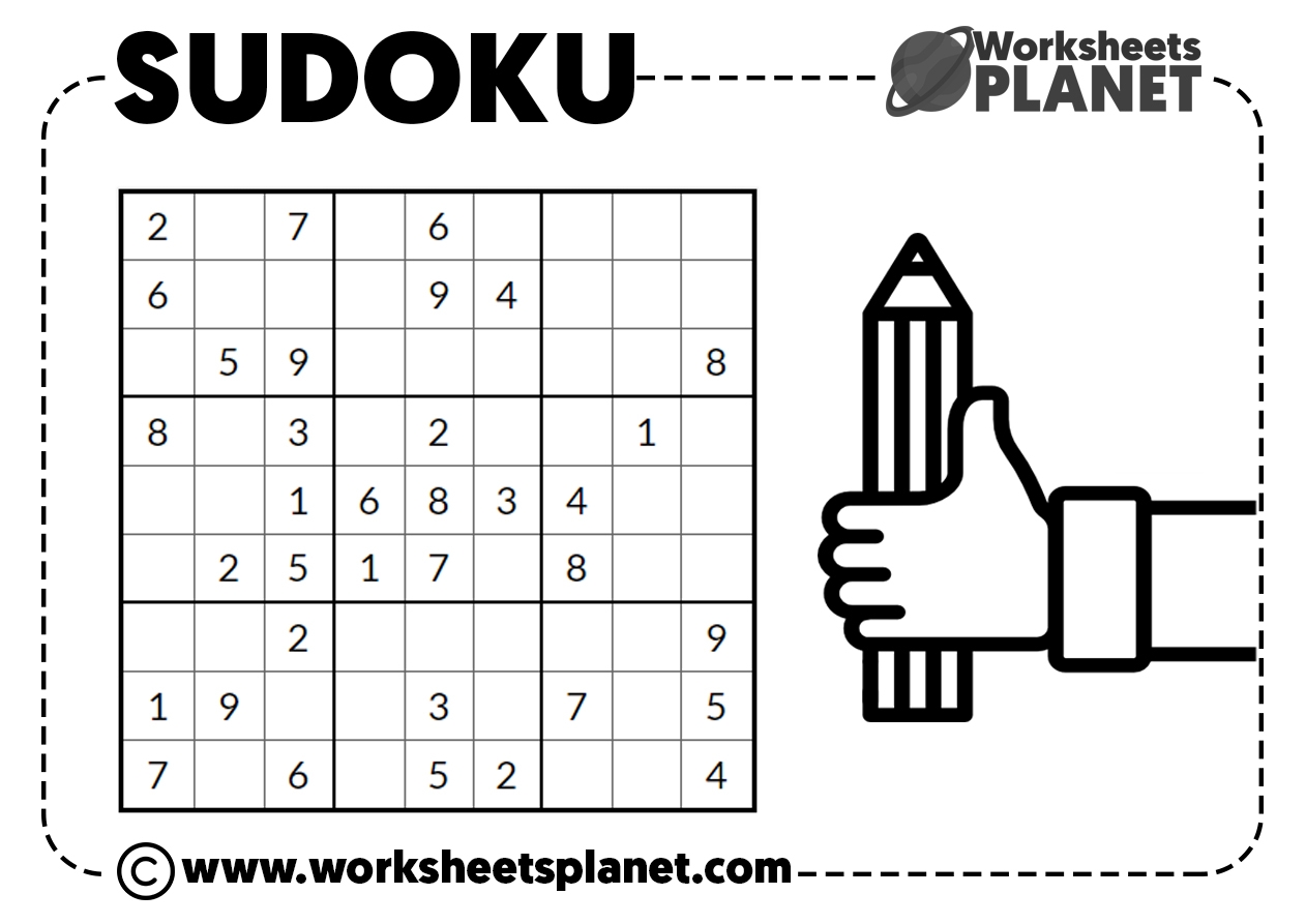 Sudoku Free Printable Kids