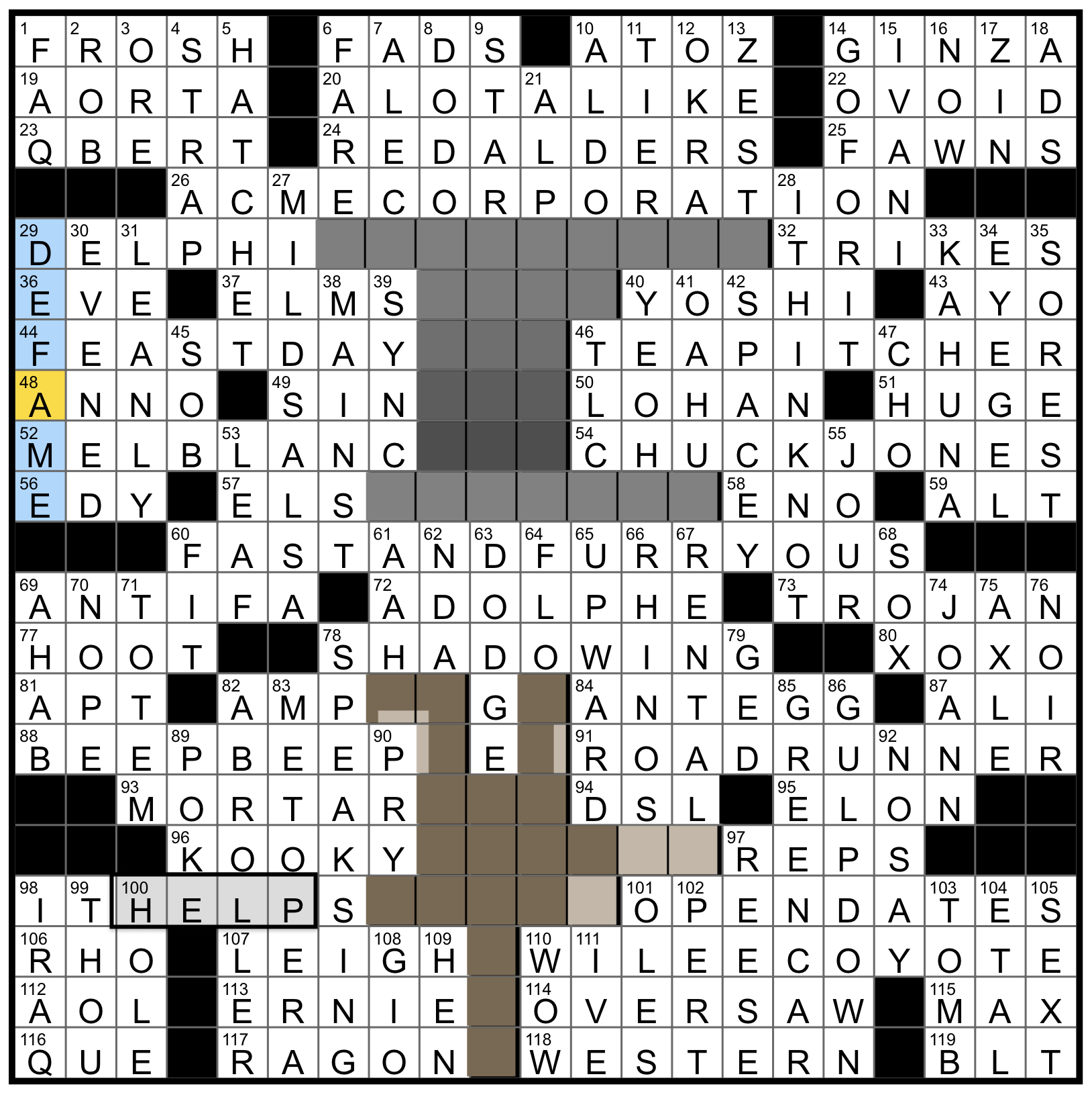 Evan Birnholz Sunday Crossword Printable