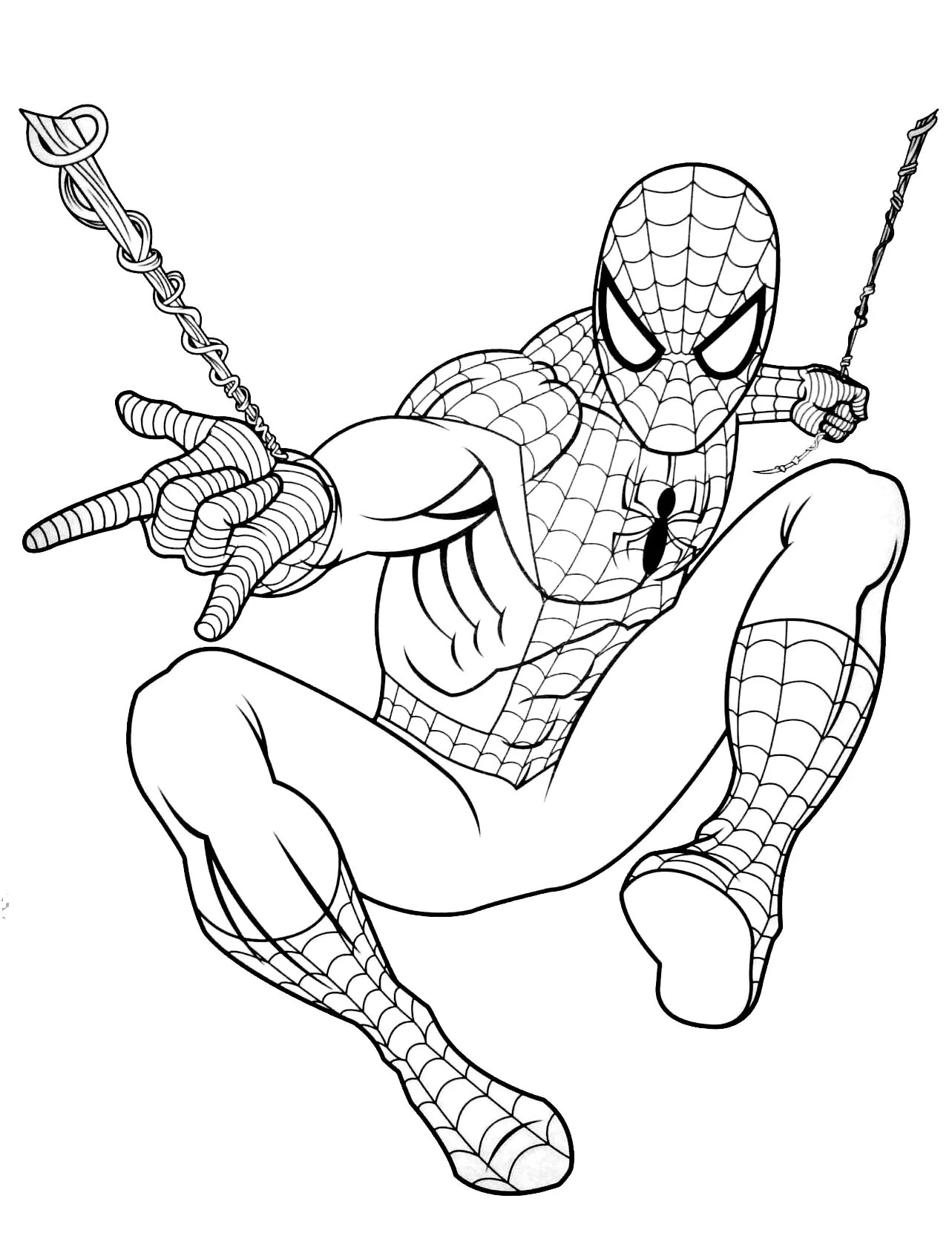 Super Hero Marvel Coloring Captain Marvel For Free 34 Spiderman 