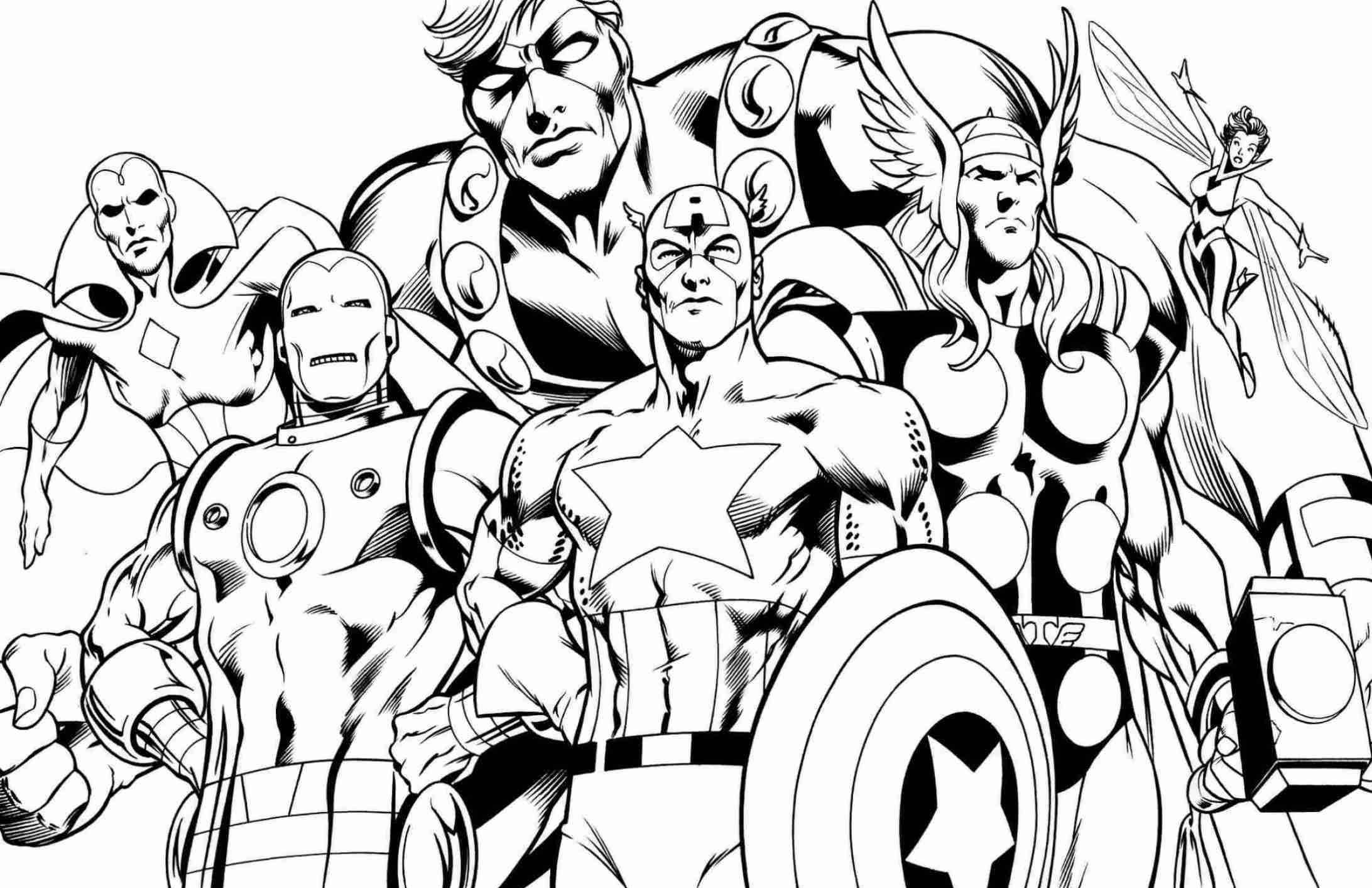 Free Printable Superhero Coloring Sheets