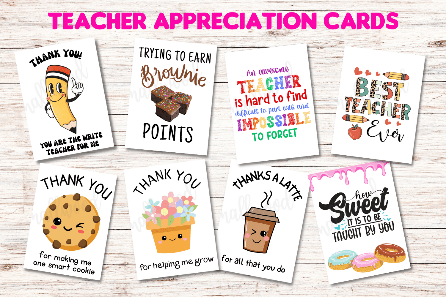 THE BEST Teacher Thank You Cards 21 Free Printables Cassie 