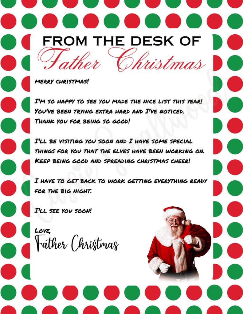 THE CUTEST Letters From Santa Cassie Smallwood