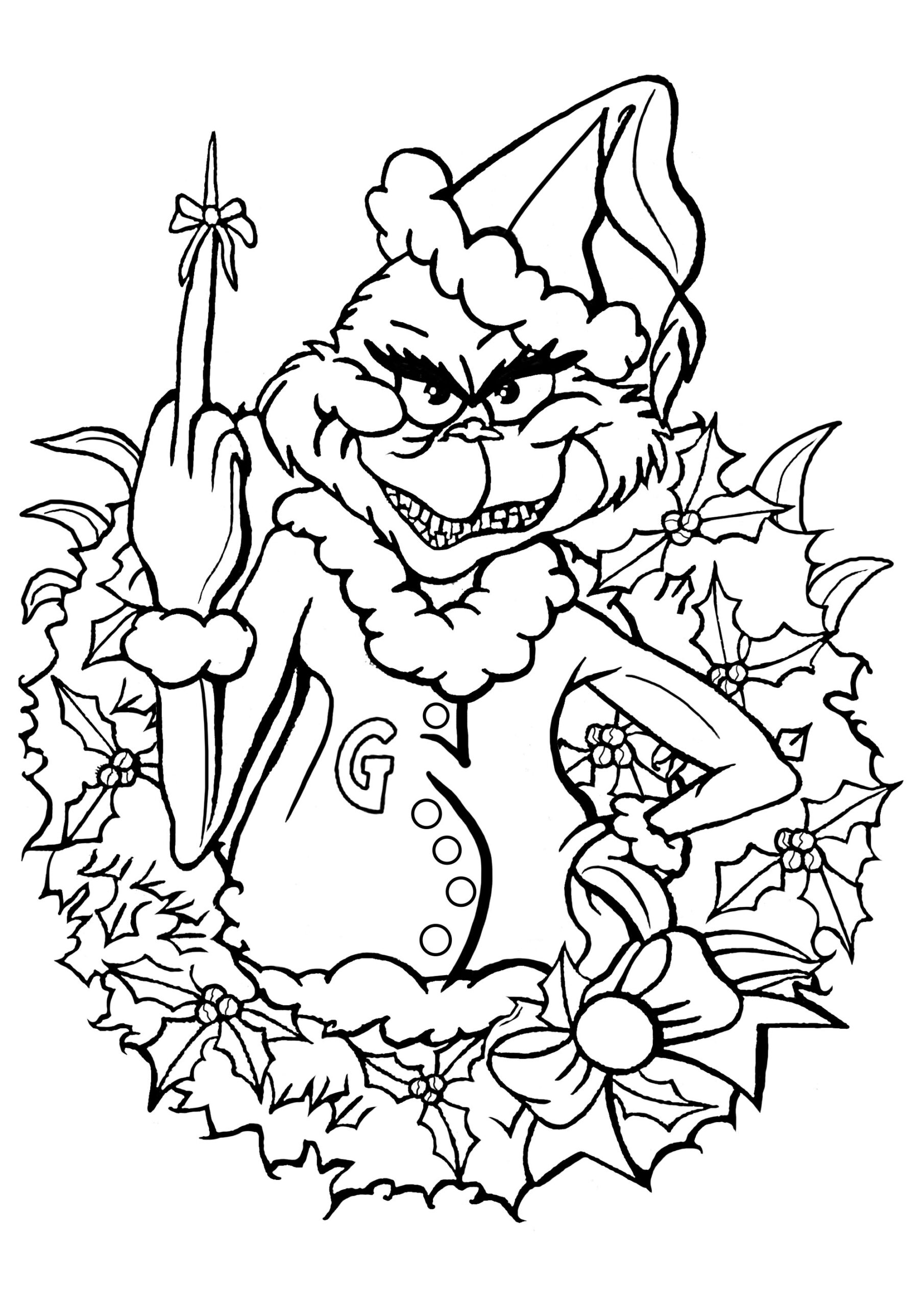 Christmas Coloring Pictures Printable
