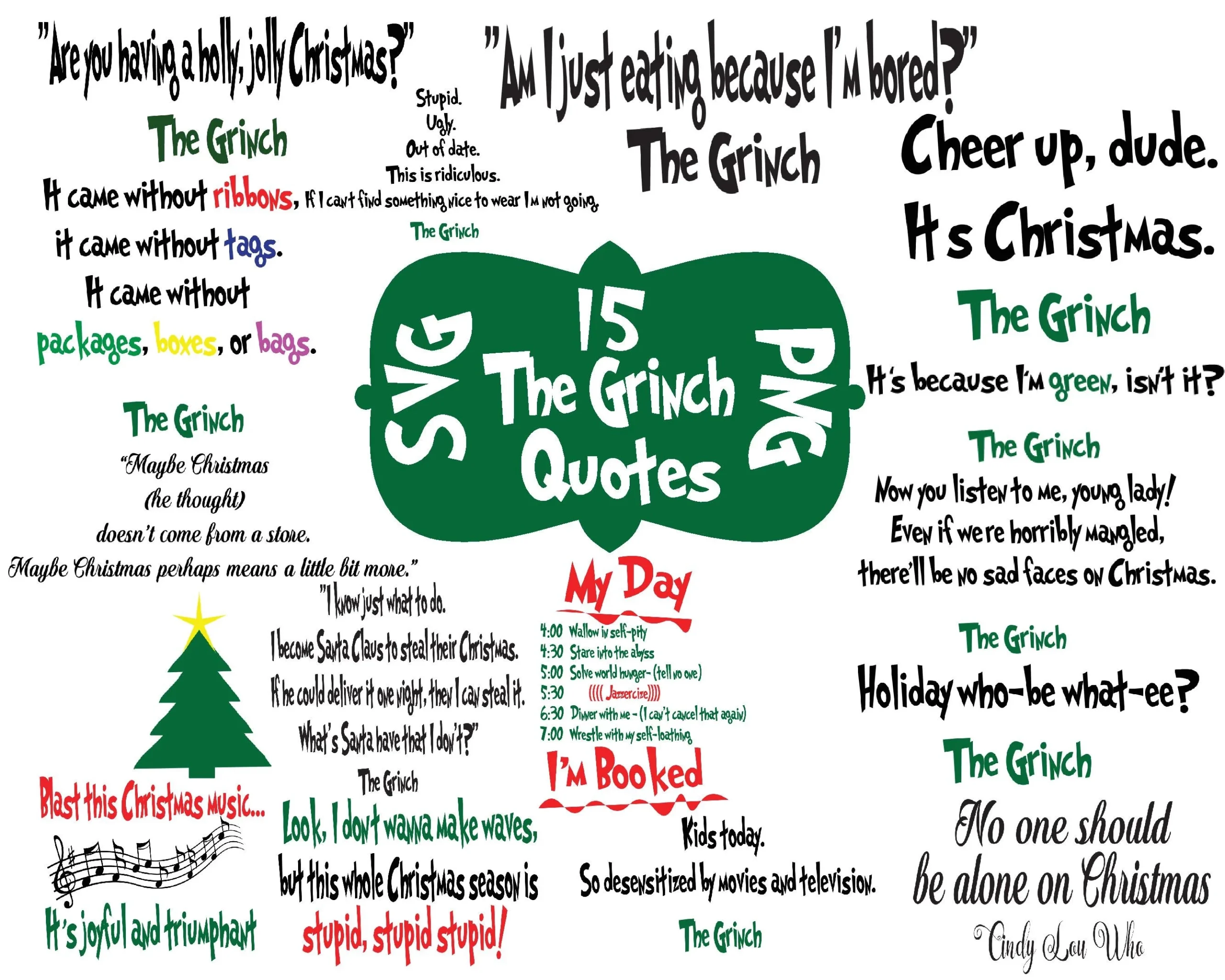 Printable Grinch Quotes