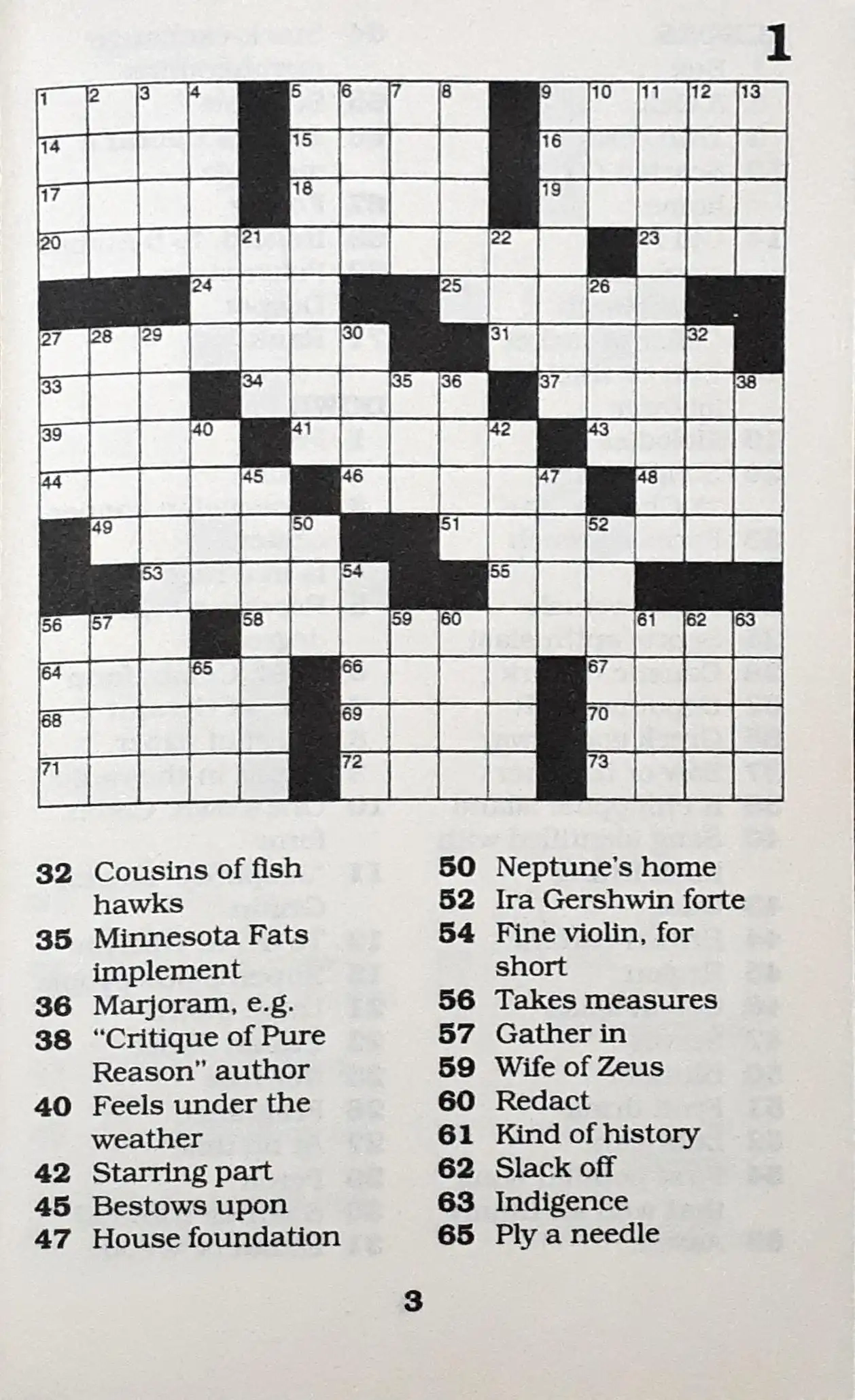 The New York Times Daily Crossword Puzzles Monday Volume 1 