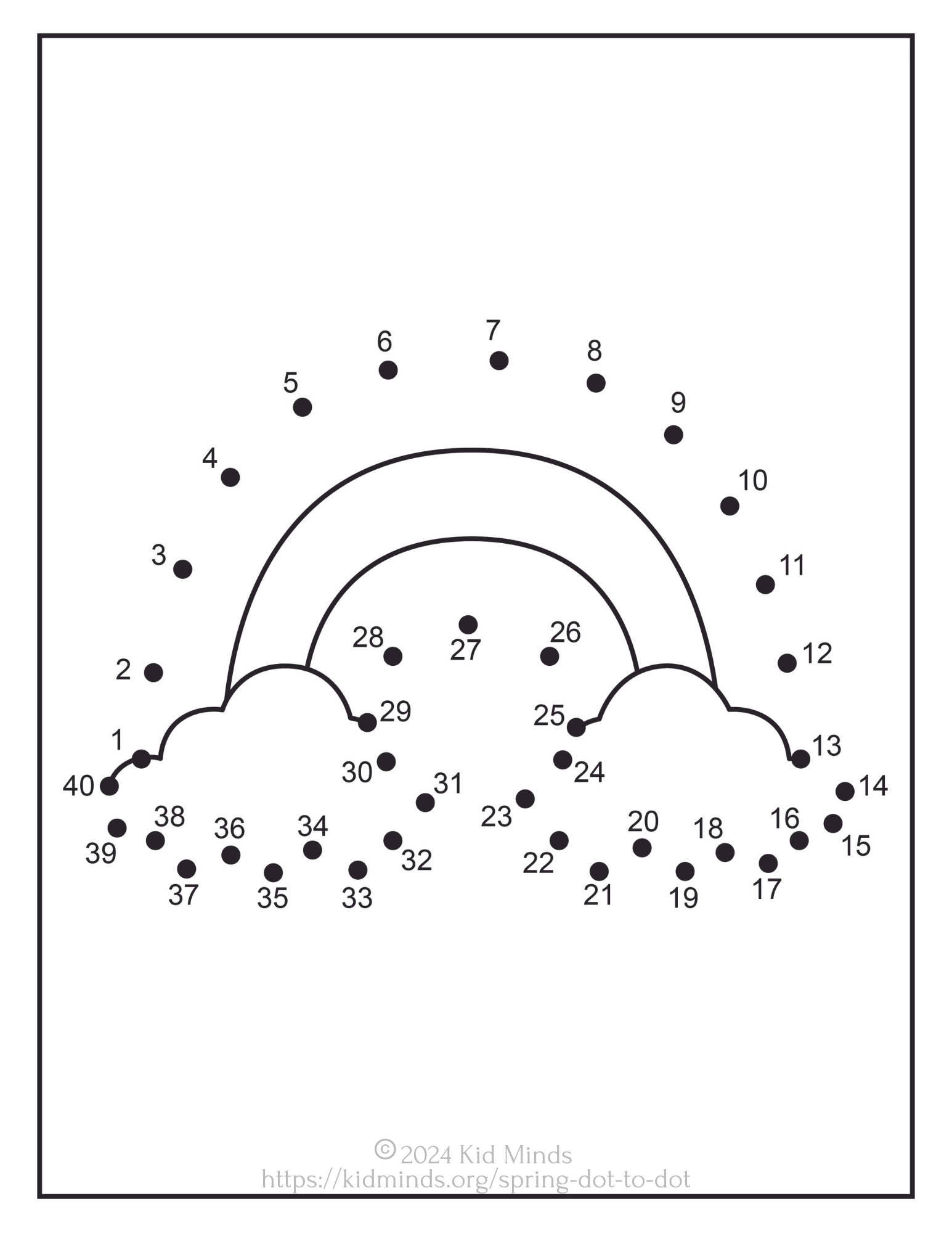 Easy Dot To Dot Printables