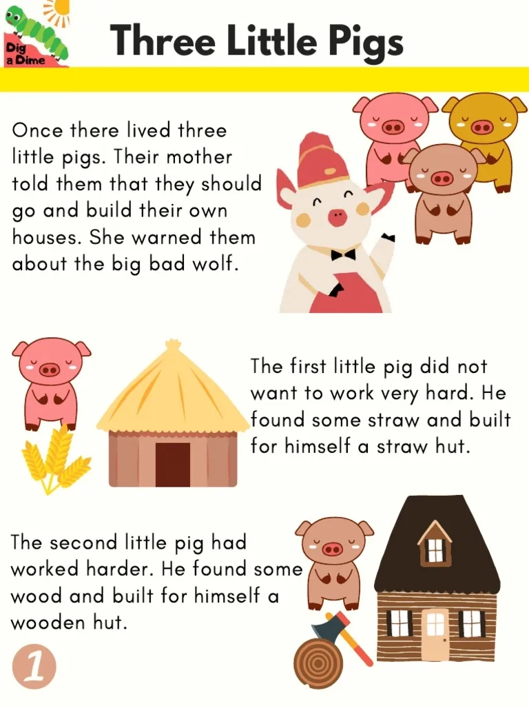 Three Little Pigs Story PDF Home amp Garden Mystery Thriller 