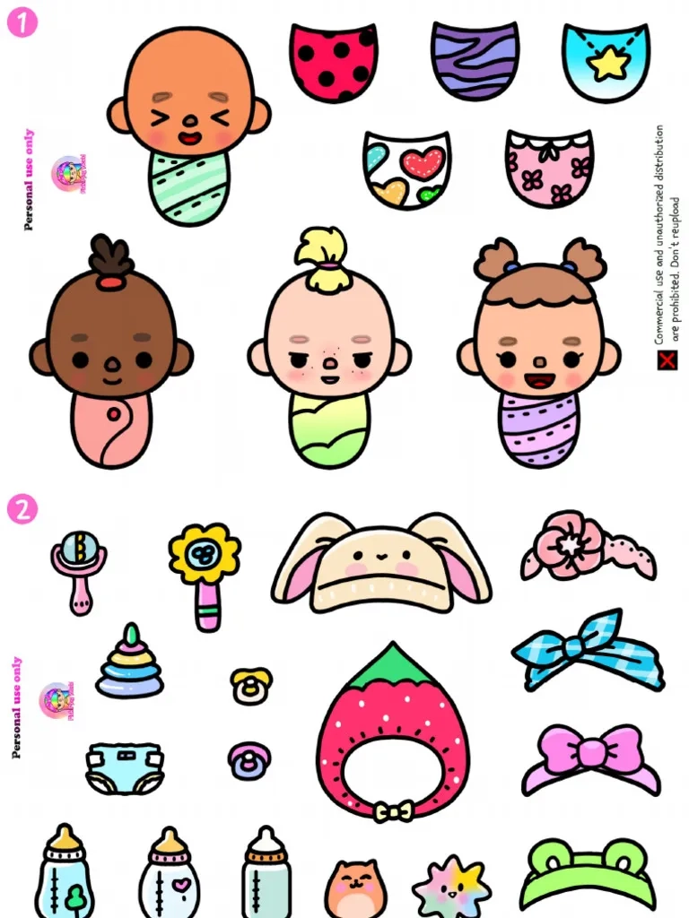 Toca Boca Printables