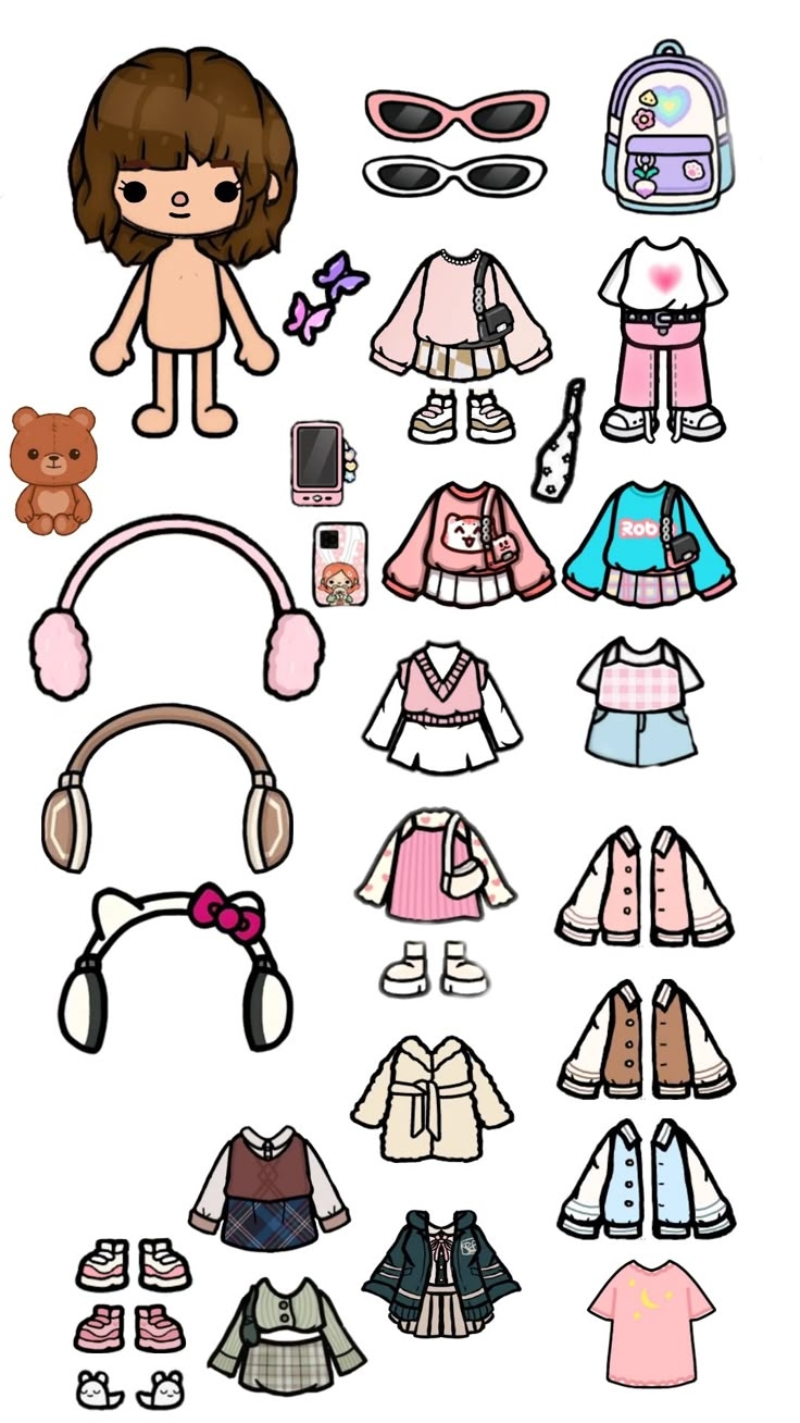 Toca Boca Paper Doll