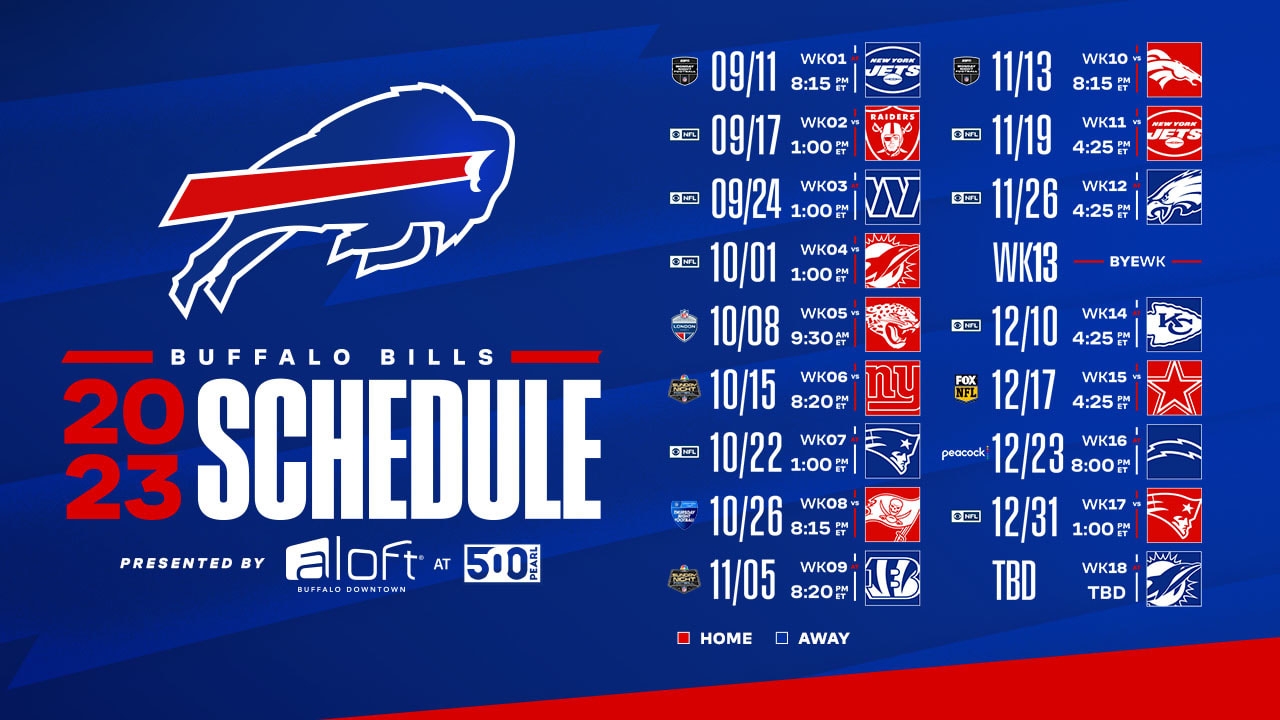 Top 10 Things To Know About The Bills 2023 Schedule