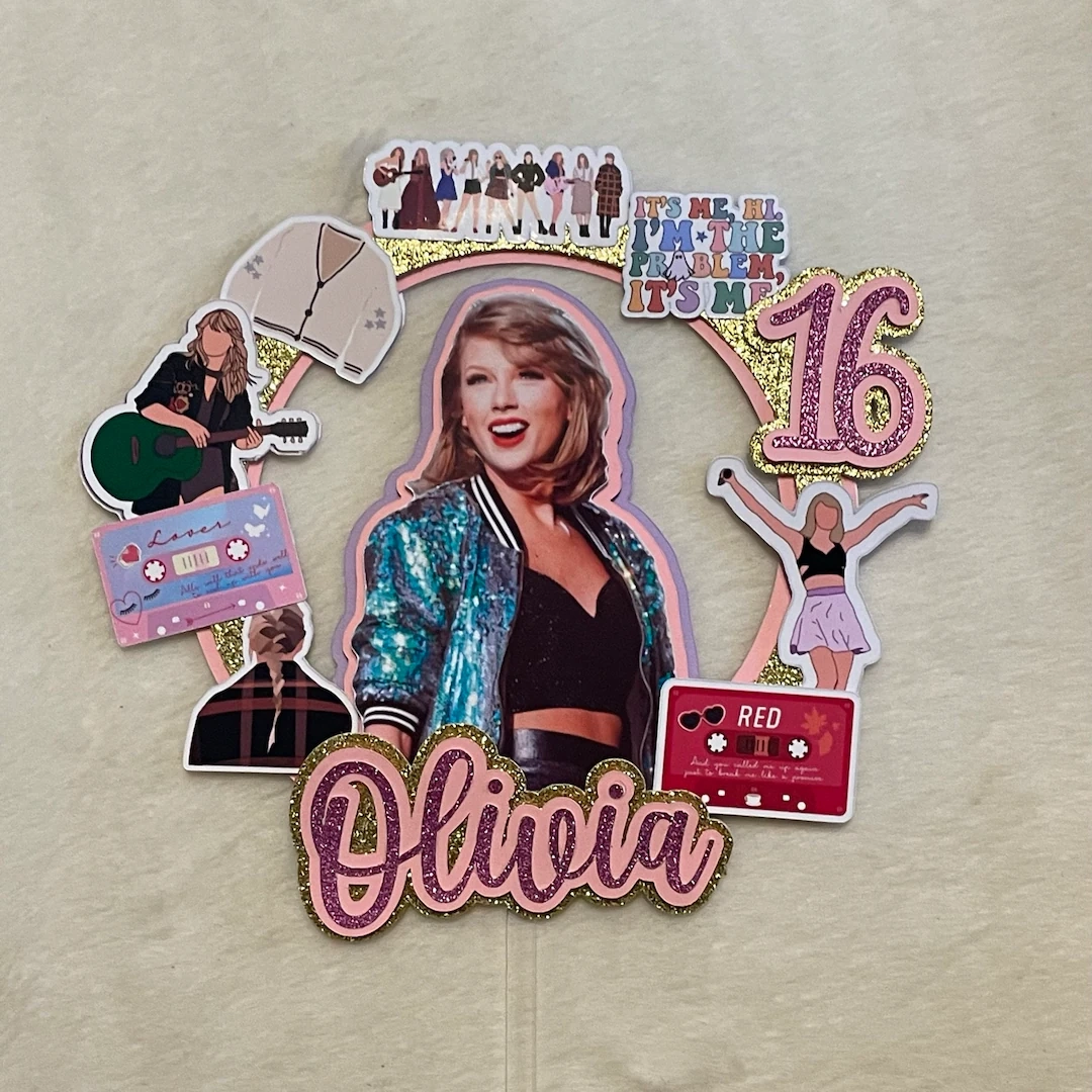 Topper Printable Taylor Swift Cake Topper S Printable Taylor 