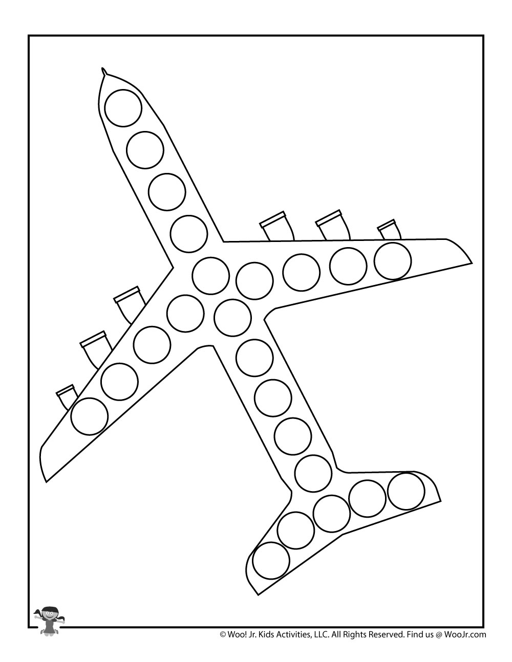 Transportation Dot Coloring Pages Woo Jr Kids Activities 