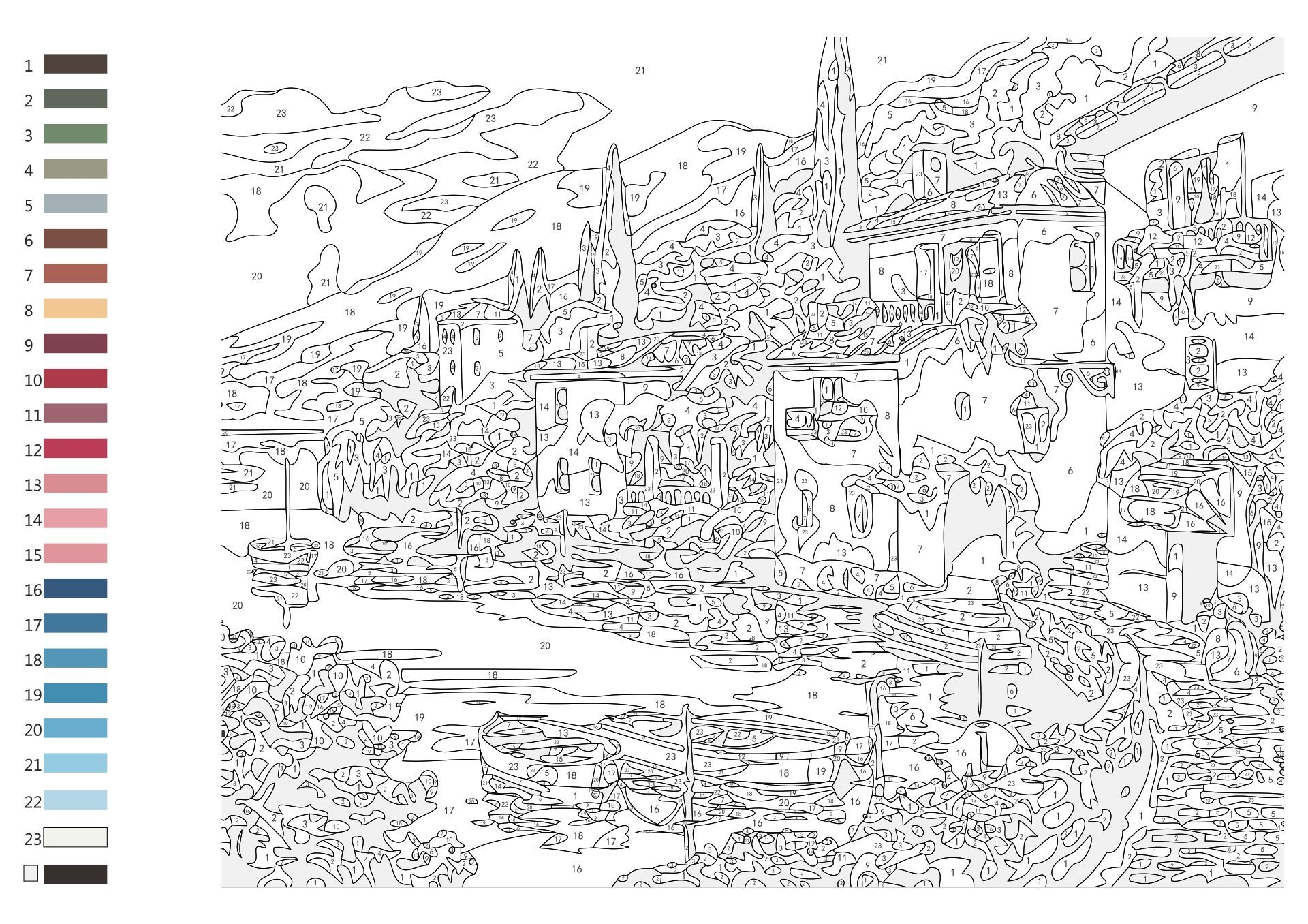 tutustu 12 ideaan taulusta paint by numbers ja aiheesta