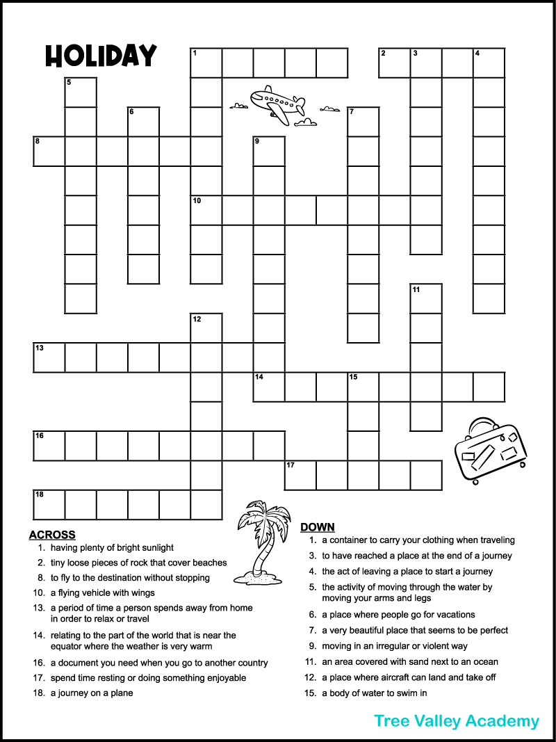 Free Printable Crossword Puzzles Medium Difficulty