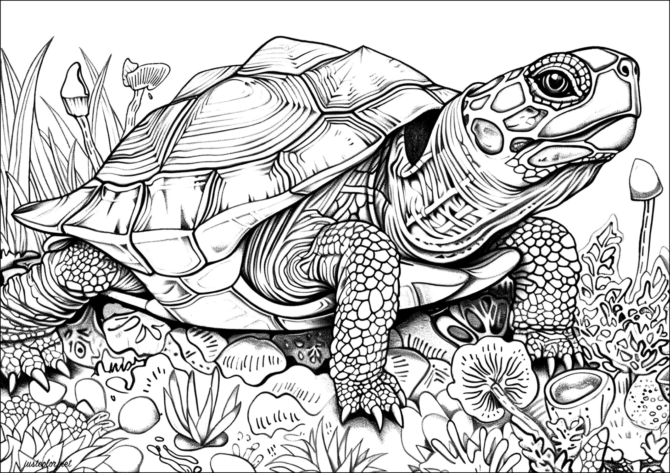 Very Realistic Turtle With Many Details Turtle And Tortoise 