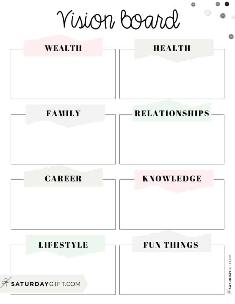 Vision Board Printables