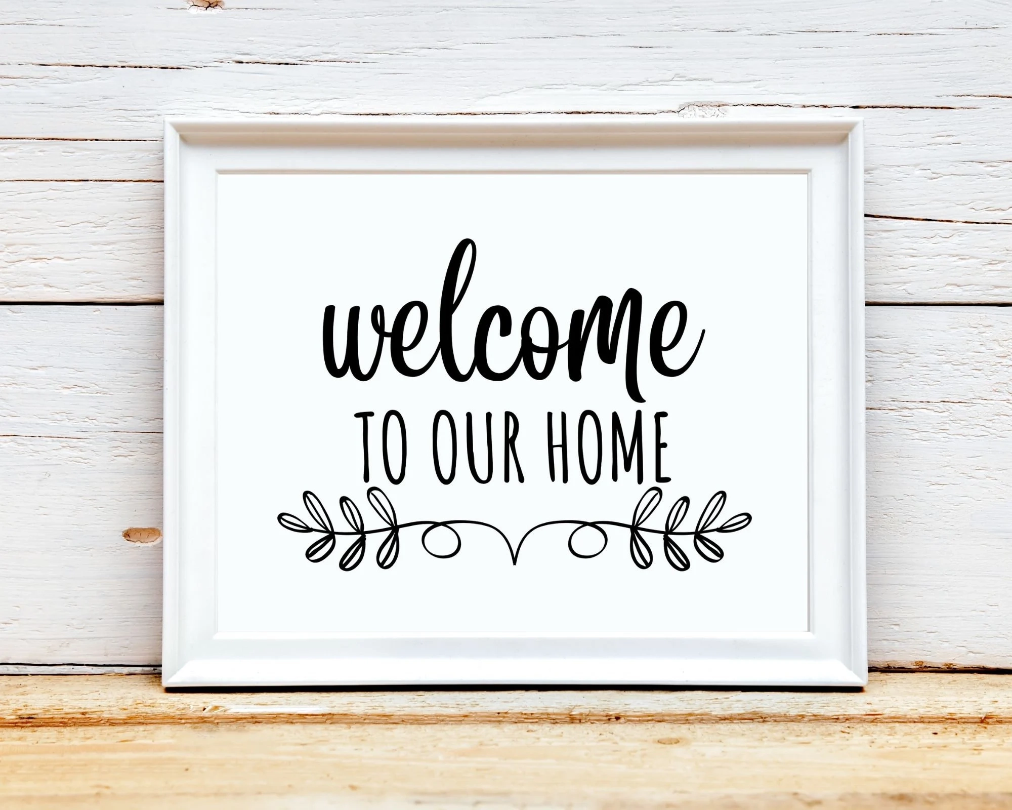 Welcome To Our Home Sign Printable Welcome Quote Print Welcome 