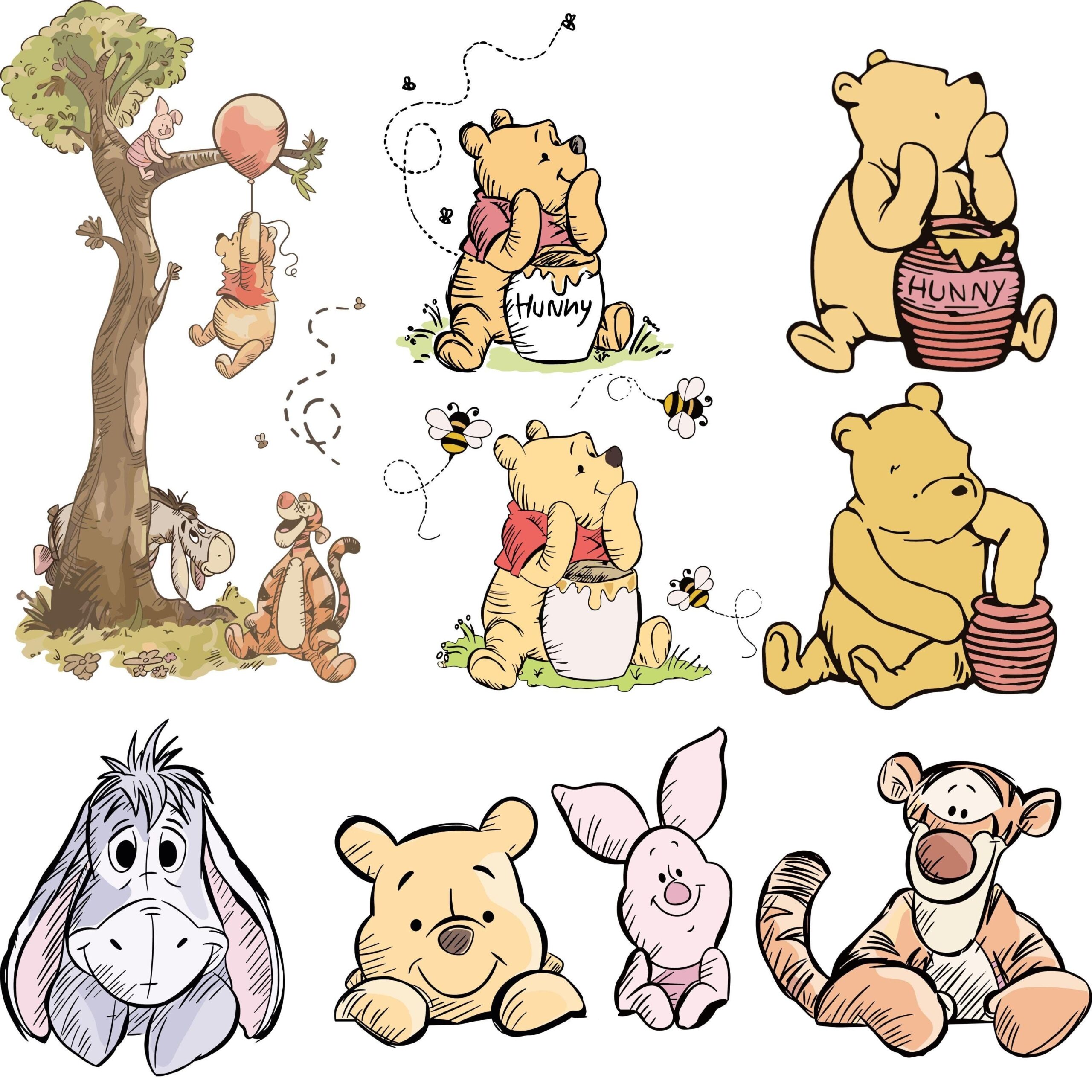 Winnie The Pooh Printables Free Clip Art Shop On Pinterest